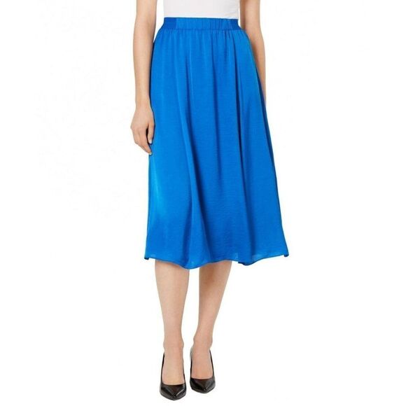 Size Small Alfani Washed-Satin a-Line Skirt - Picture 1 of 2